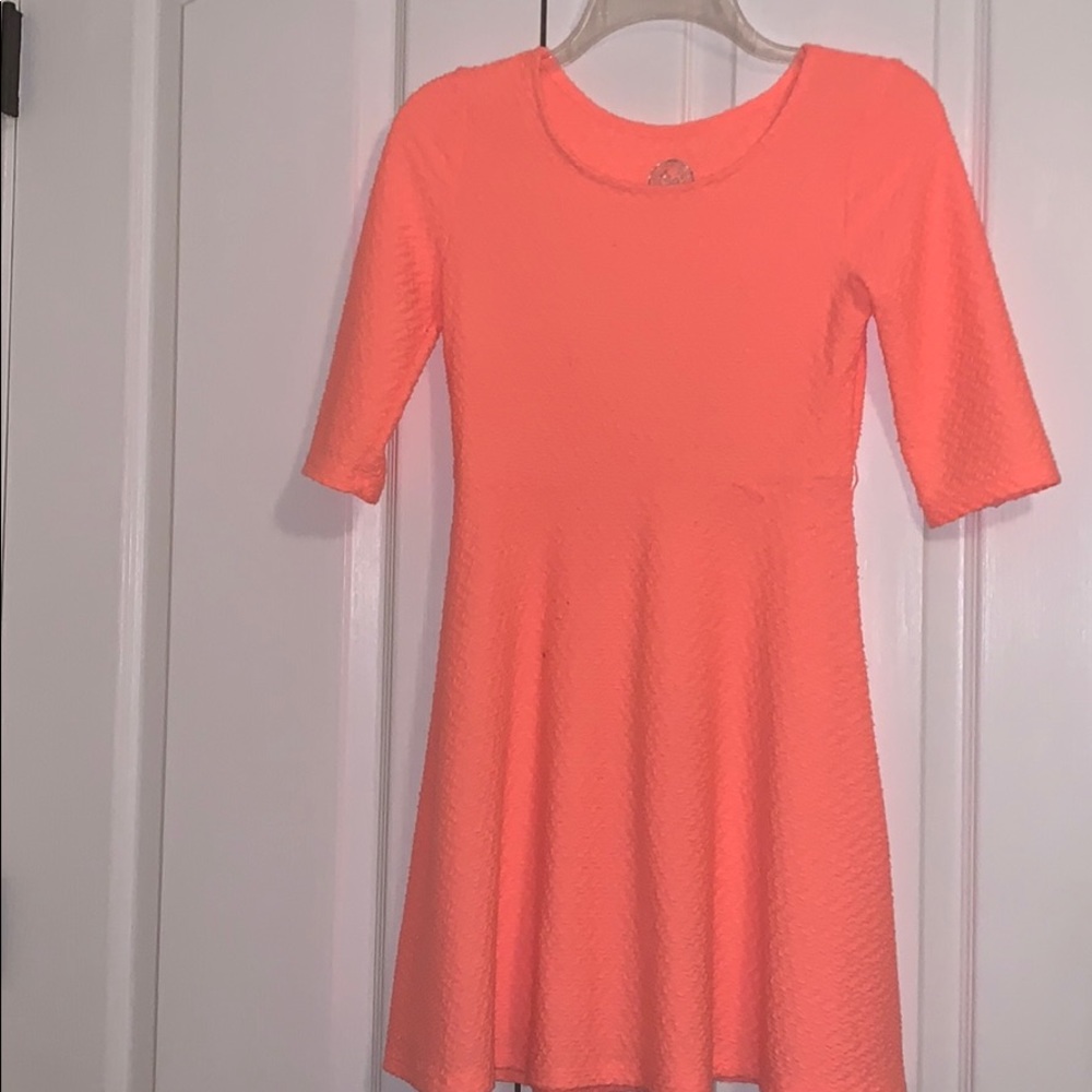 Bright pink/orange dress